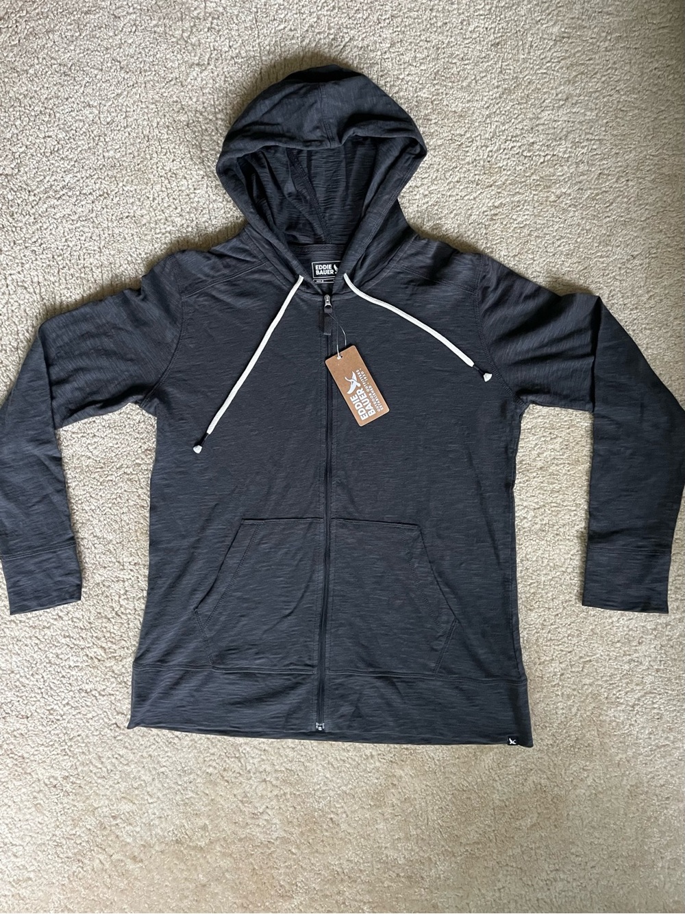 Eddie Bauer Women's Legend Wash Cotton Slub Full-Zip Hoodie (Lightweight)